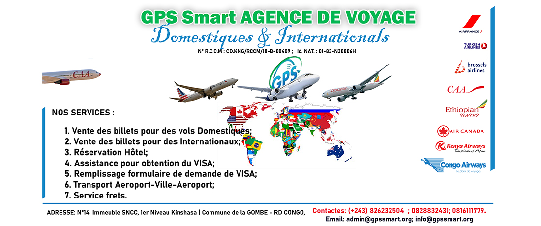 GPSS AGENCE DE VOYAGE A KINSHASA